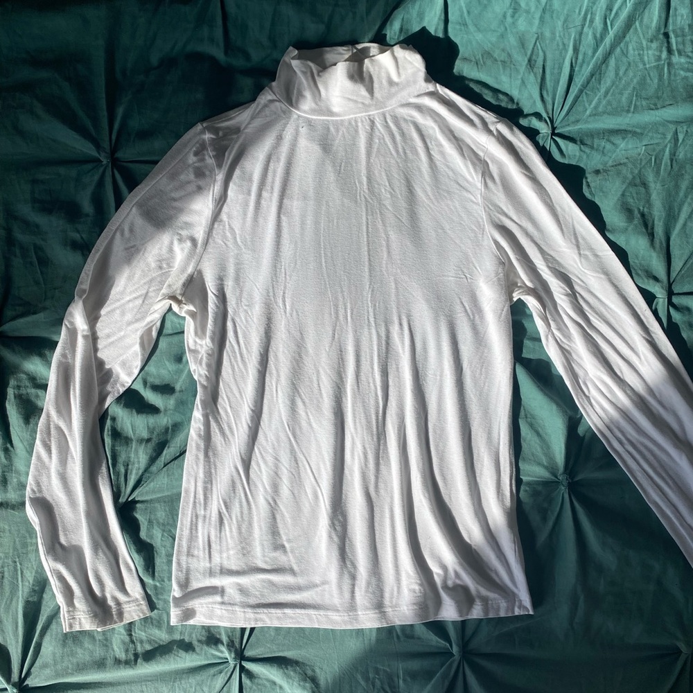 White Turtleneck